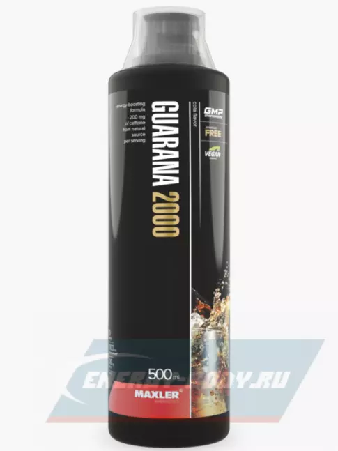 Энергетик MAXLER Guarana 2000 500 мл, Кола