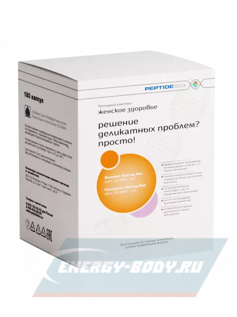  PeptideBio Пептидный комплекс «ЖЕНСКОЕ ЗДОРОВЬЕ» №180 3 x 60 капс