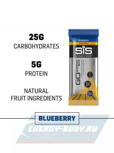 Батончик энергетический SCIENCE IN SPORT (SiS) GO Energy Mini Bar 30 x 40 г, Голубика