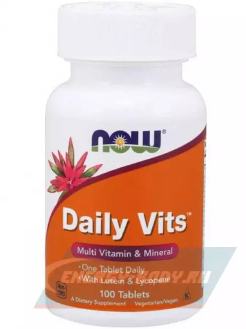 NOW Foods Daily Vits 100 таблеток NOW Foods Daily Vits 100 таблеток