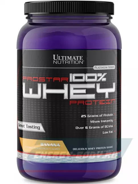  Ultimate Nutrition Prostar Whey 907 г, Банан
