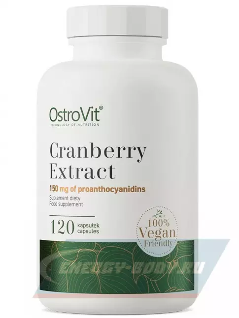  OstroVit Cranberry Extract 120 веган капсул