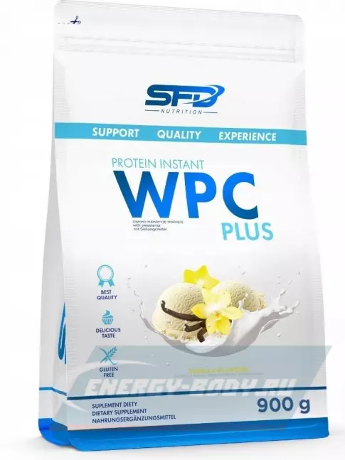  SFD WPC Plus 900 г, Ваниль