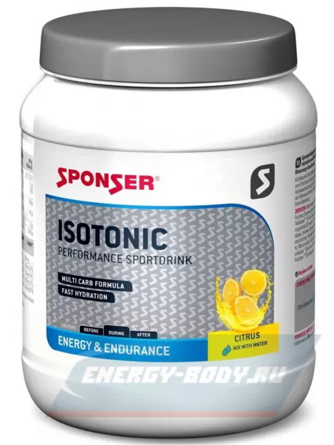  SPONSER ISOTONIC 1000 г, Цитрус