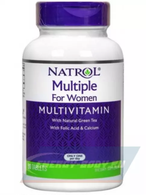  Natrol Multiple for Women Multivitamin 90 таблеток, Нейтральный