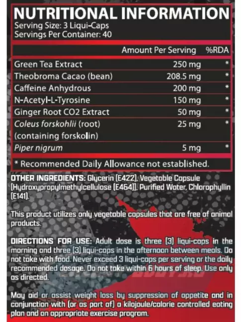 Nutrex Weight Lipo-6 Black 120 капсул Nutrex Weight Lipo-6 Black 120 капсул