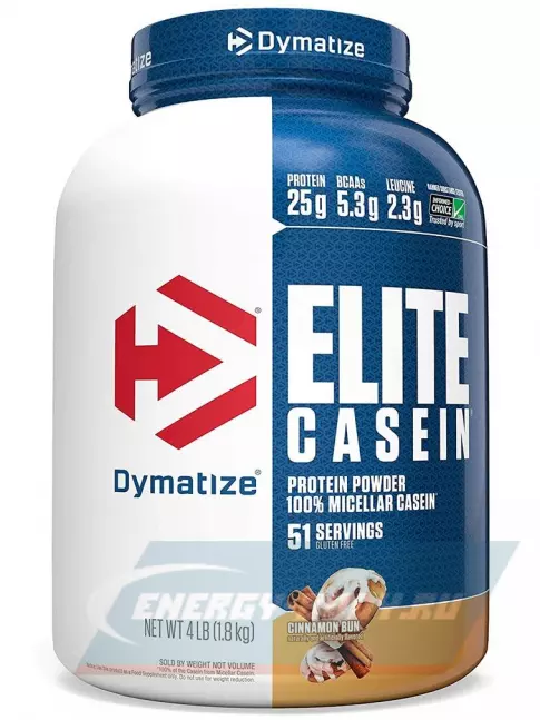  Dymatize Elite Casein 1818 г, Булочка с корицей