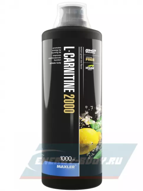 L-Карнитин MAXLER L-Carnitine 2000 1000 мл, Лимон - Зеленый чай
