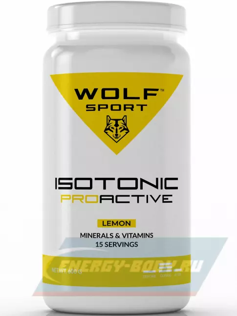  WolfSport IZOTONIC PROACTIVE 600 г, Лимон