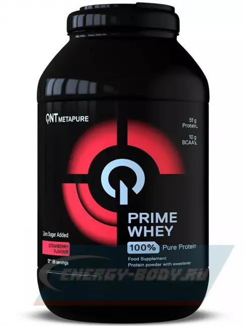  QNT PRIME WHEY 908 г, Клубника