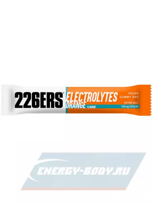Восстановление 226ERS Gummy bar + sodium 125 mg 30 г, Апельсин