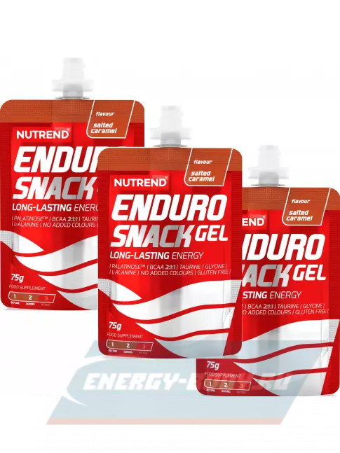 Энергетический гель NUTREND EnduroSnack саше 3 x 75 г, Соленая карамель