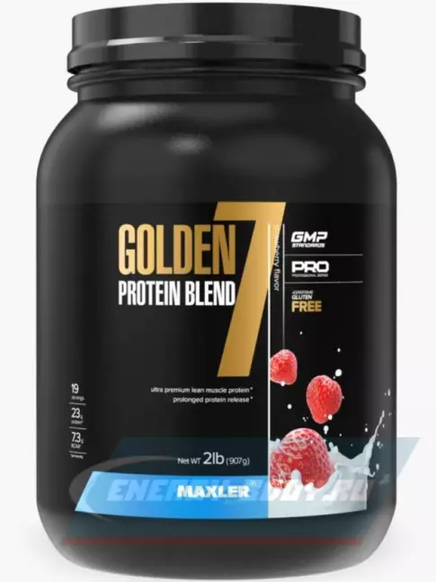  MAXLER Golden 7 Protein Blend 907 г, Клубника