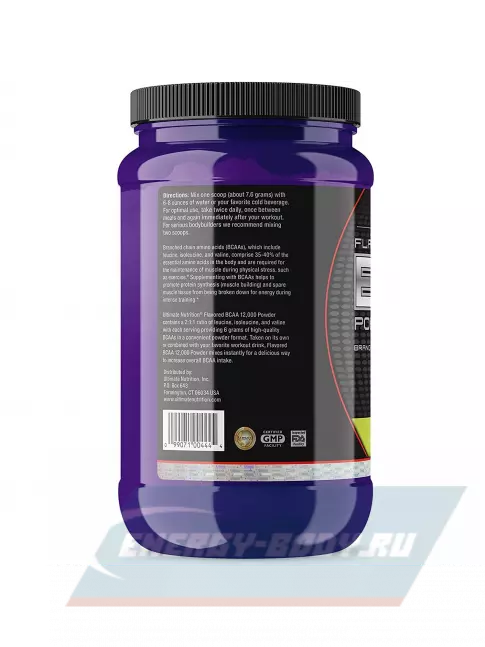 ВСАА Ultimate Nutrition BCAA 12000 Powder 457 г, Лимон - Лайм