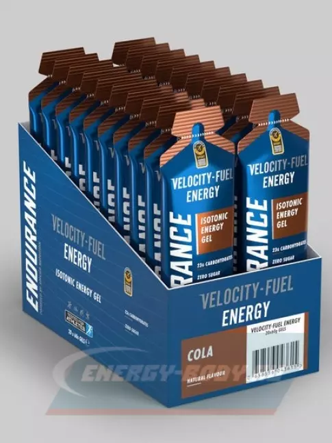 Энергетический гель APPLIED NUTRITION Endurance Velocity Fuel ENERGY Isotonic Gel 20 саше, Кока-Кола