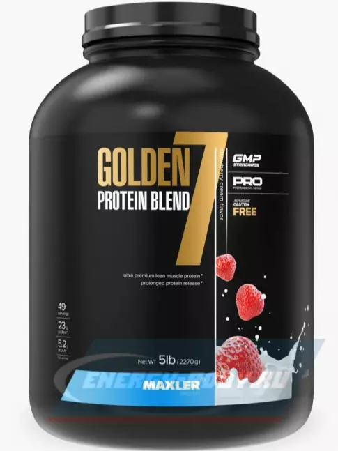  MAXLER Golden 7 Protein Blend 2270 г, Клубника
