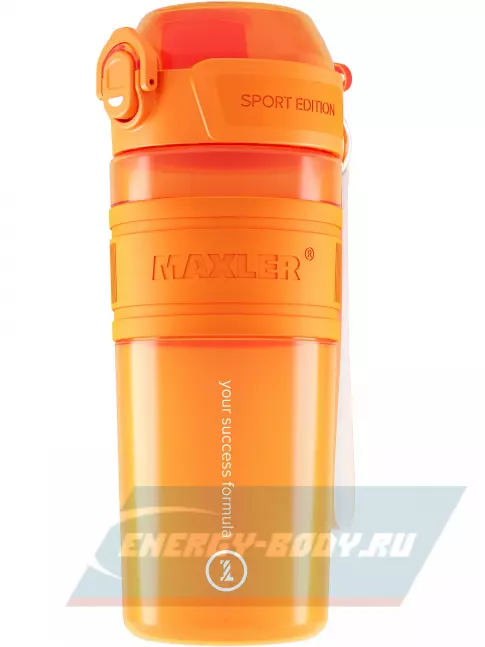  MAXLER Shaker Bottle Sport Edition 750 мл, Оранжевый