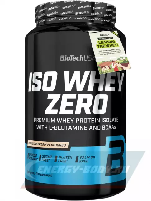 BioTechUSA Iso Whey Zero 908 г, Печенье-крем BioTechUSA Iso Whey Zero 908 г, Печенье-крем
