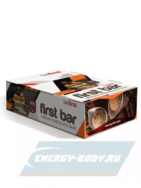 Батончик протеиновый Be First First bar углеводно-протеиновый батончик 24 x 40 г, Шоколад-Мокко
