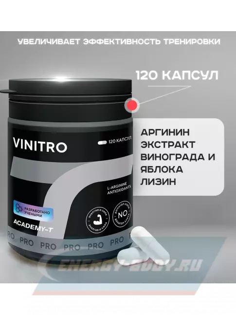 Предтерник Академия-Т ViNitro 120 капсул Предтерник Академия-Т ViNitro 120 капсул