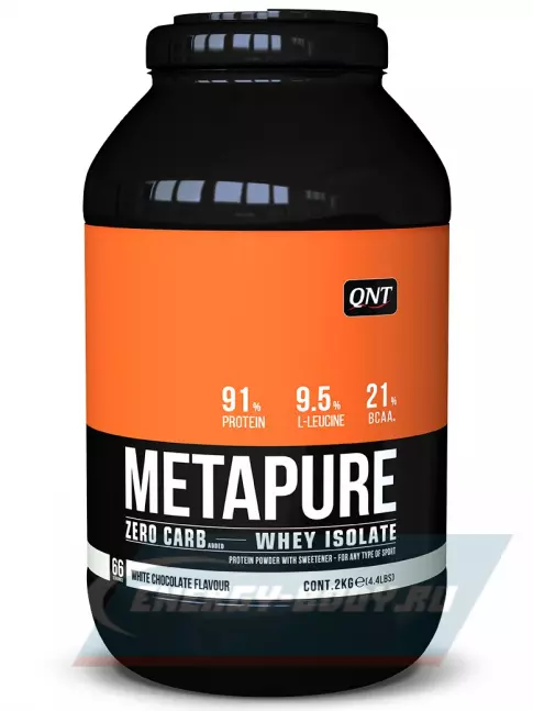  QNT METAPURE ZERO CARB 2000 г, Белый шоколад