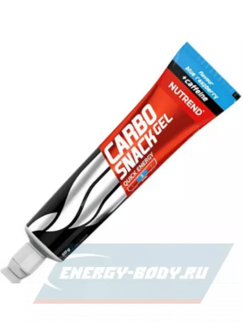 Энергетический гель NUTREND Carbosnack 60mg caffeine туба 50 г, Голубая малина