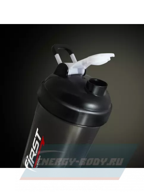  Be First Шейкер 700 мл c шариком и держателем, ТРИТАН, черный (TS 1314-T-black) 700 мл, Черный