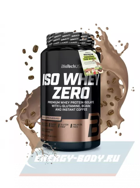 BioTechUSA Iso Whey Zero 84 mg Caffeine 908 г, Кофе латте BioTechUSA Iso Whey Zero 84 mg Caffeine 908 г, Кофе латте