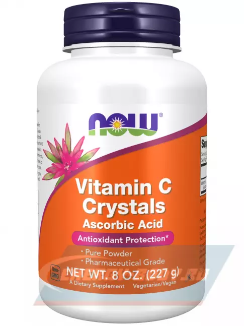 NOW FOODS Vitamin C Crystals 1100 mg 227 г  NOW FOODS Vitamin C Crystals 1100 mg 227 г