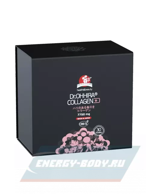 COLLAGEN DR.OHHIRA Годовой курс питьевого Коллагена ОМ-Х плюс 30 флаконов по 20 мл, Нейтральный