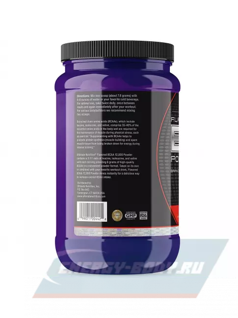 ВСАА Ultimate Nutrition BCAA 12000 Powder 457 г, Фруктовый пунш