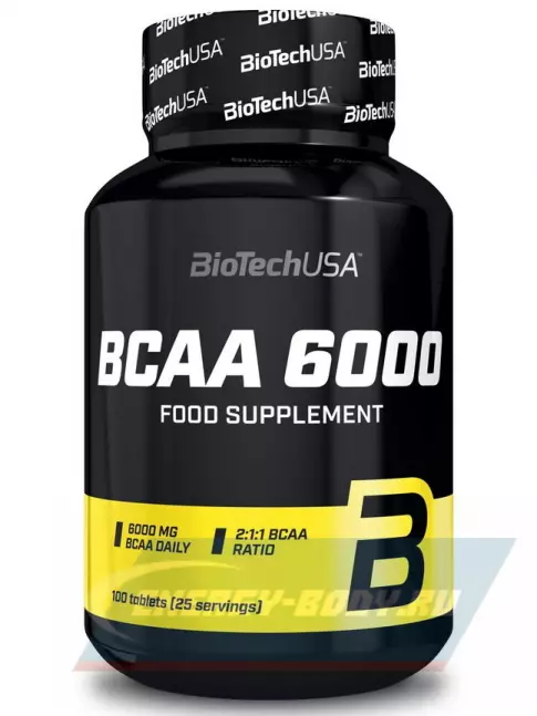 ВСАА BioTechUSA BCAA 6000 mg 2:1:1 100 таблеток