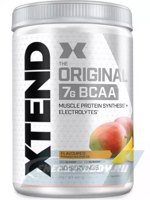 ВСАА Xtend Xtend Original 2:1:1 398-431 г, Манговое безумие
