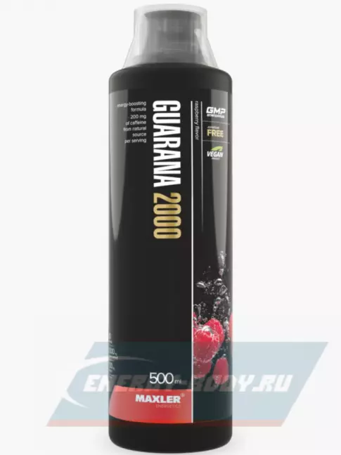 Энергетик MAXLER Guarana 2000 500 мл, Малина