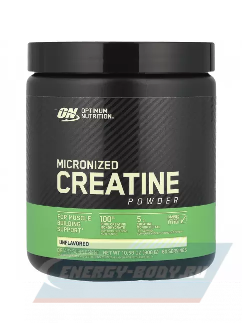  Optimum Nutrition CREATINE POWDER Micronized 300 г, Натуральный