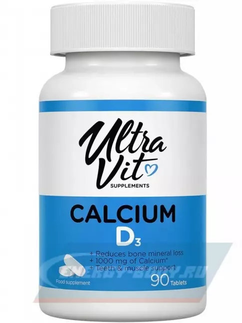  UltraVit Calcium D3 90 таблеток