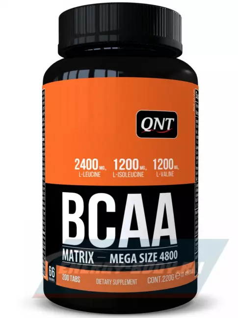 ВСАА QNT Matrix BCAA 4800 2:1:1 200 таблеток