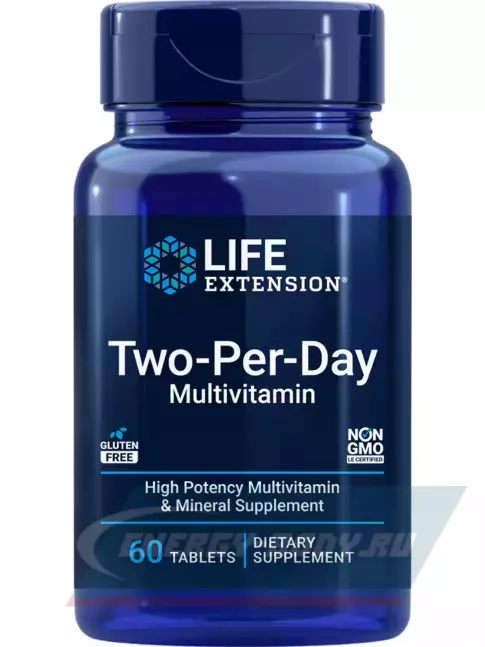  Life Extension Two-Per-Day Multivitamin 60 таблеток