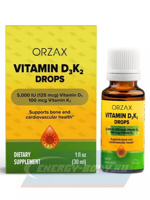  Orzax D3-K2 Drop 30 мл