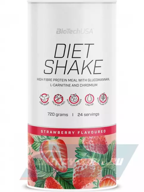  BioTechUSA Diet Shake 720 г, Клубника