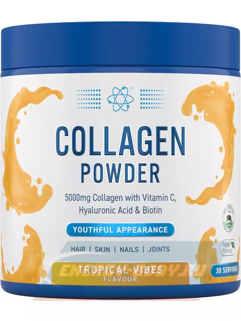 COLLAGEN APPLIED NUTRITION Collagen Powder 5000 mg 165 г, Тропик