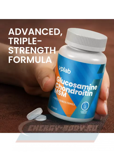 Суставы, связки VP Laboratory GLUCOSAMINE CHONDROITIN MSM 90 таблеток