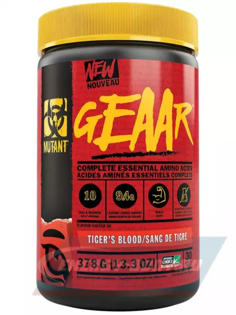 Аминокислотны Mutant GEAAR 420 г, Кровь тигра(Арбуз-кокос-клубника)