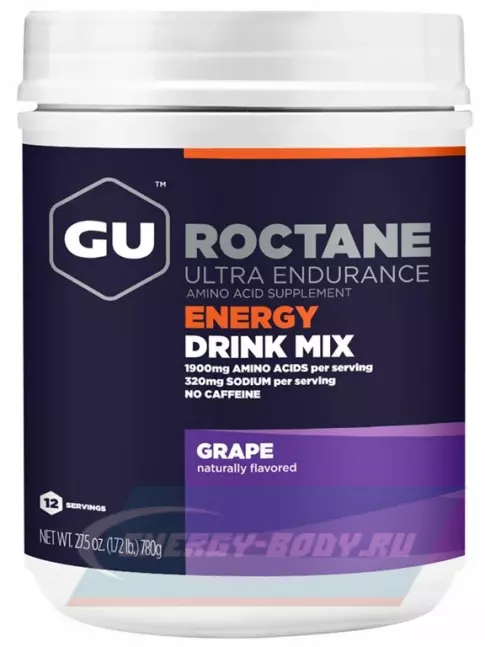  GU ENERGY GU ROCTANE ENERGY DRINK MIX 780 г, Виноград