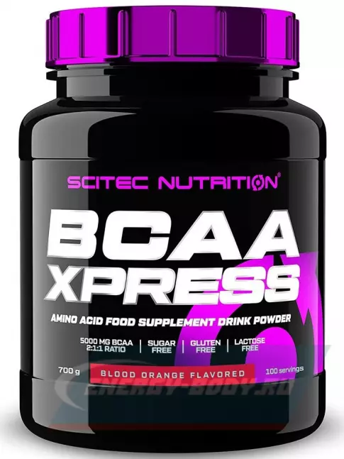 ВСАА Scitec Nutrition BCAA Xpress 2:1:1 700 г, Красный апельсин