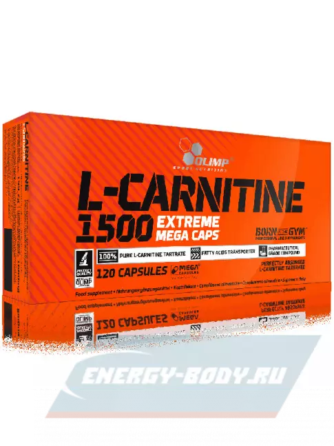 L-Карнитин OLIMP L-CARNITINE 1500 EXTREME MEGA CAPS 120 капсул, Нейтральный