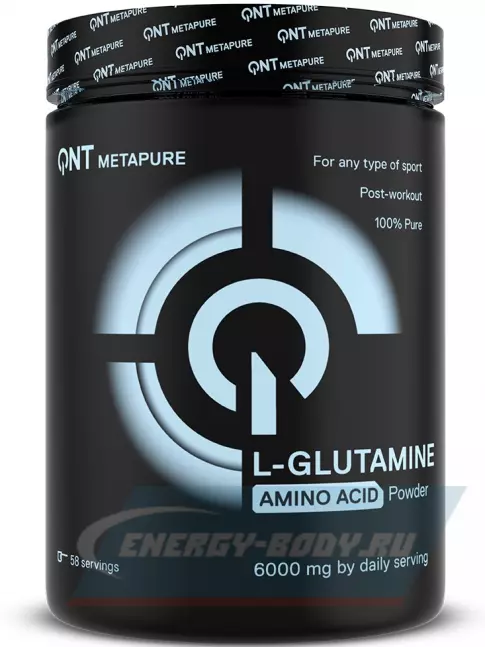 Глютамин QNT L-Glutamine 6000 350 г