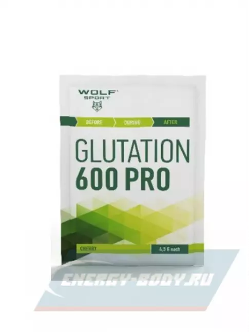 Глютамин WolfSport Glutation 600 PRO 20 x 4,5 г, Вишня