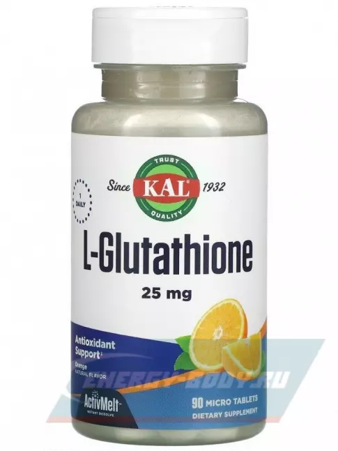  KAL L-Glutathione ActivMelt 25 mg 90 таблеток