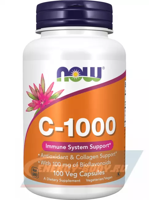  NOW FOODS C-1000 100 веган капсул
